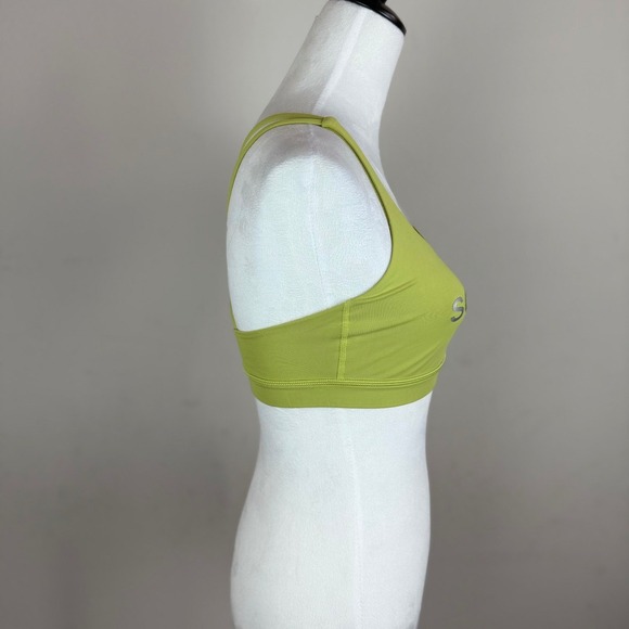 NWOT Lululemon SoulCycle Sports‎ Bra Crisscross Straps Athletic Top Chartreuse - Picture 4 of 9